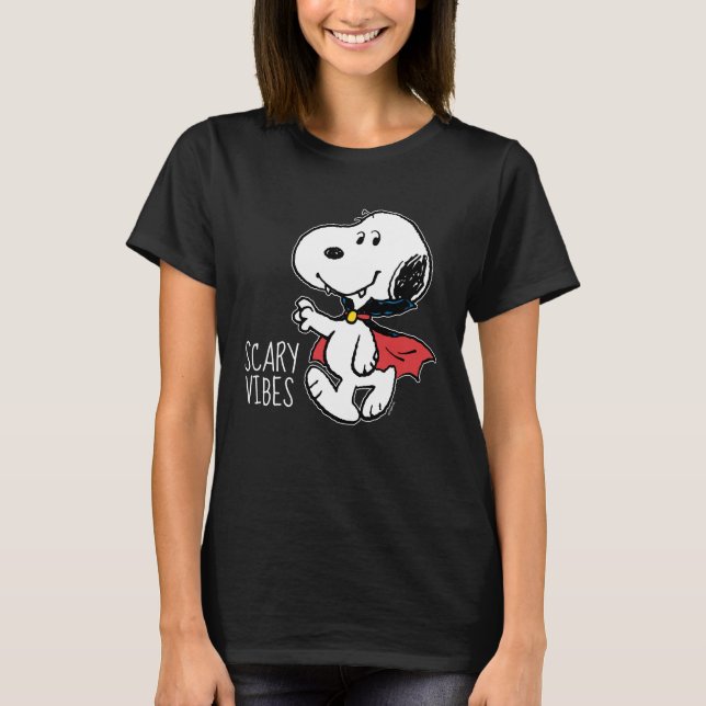 Erdnüsse | Snoopy Lächeln Vampire T-Shirt (Vorderseite)