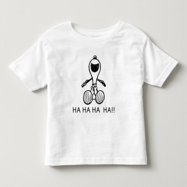 Erdnüsse | Snoopy Laughs Kleinkind T-shirt (Vorderseite)