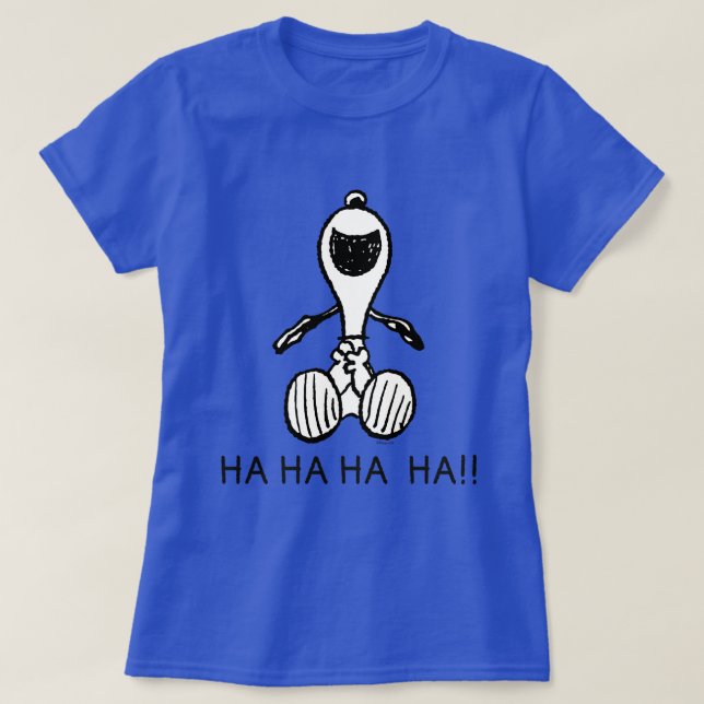 Erdnüsse | Snoopy Laughs T-Shirt (Design vorne)