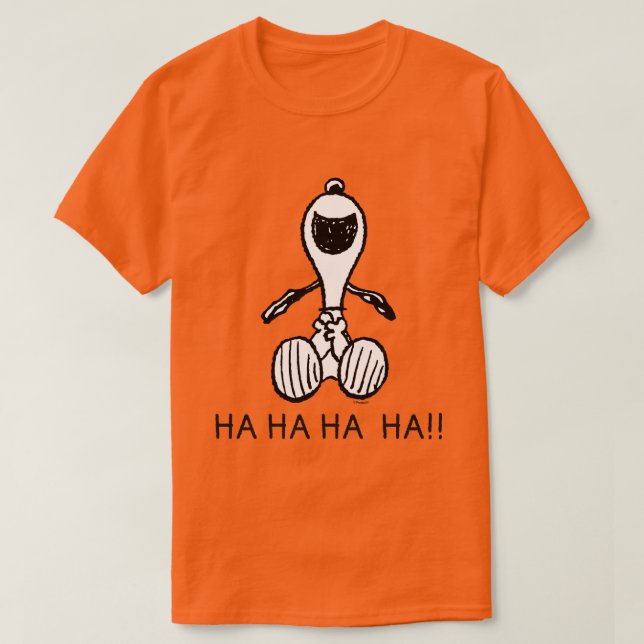 Erdnüsse | Snoopy Laughs T-Shirt (Design vorne)