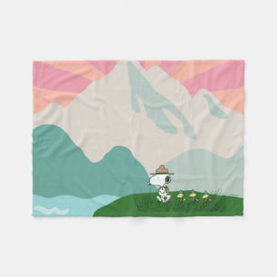 Erdnüsse   Snoopy Leader of the Pack Fleecedecke