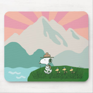 Erdnüsse   Snoopy Leader of the Pack Mousepad