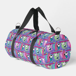 Erdnüsse Snoopy Lila Surfmuster Duffle Bag