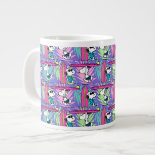 Erdnüsse   Snoopy Lila Surfmuster Jumbo-Tasse