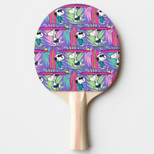 Erdnüsse Snoopy Lila Surfmuster Tischtennis Schläger