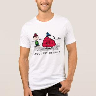 Erdnüsse Snoopy & Linus Abgefüllte Jacket Tri-Blend Shirt