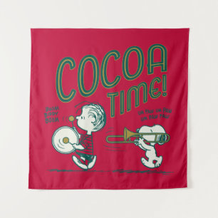 Erdnüsse   Snoopy & Linus Cocoa Time Wandteppich