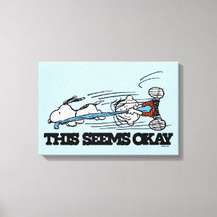 Erdnüsse   Snoopy & Linus Leinwanddruck