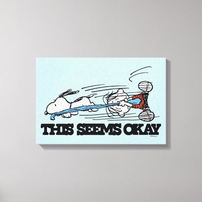 Erdnüsse | Snoopy & Linus Leinwanddruck (Vorderseite)