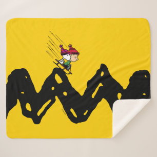 Erdnüsse   Snoopy & Linus Schlittenfahrt Sherpadecke