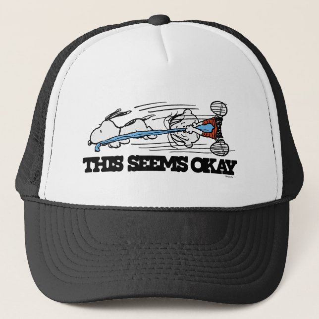 Erdnüsse | Snoopy & Linus Truckerkappe (Vorderseite)