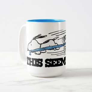 Erdnüsse   Snoopy & Linus Zweifarbige Tasse
