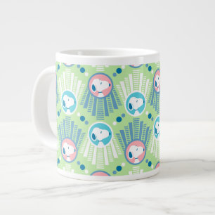 Erdnüsse Snoopy Mint Green Deko Dreams Pattern Jumbo-Tasse
