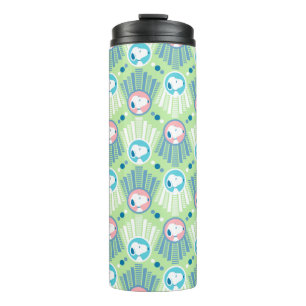 Erdnüsse   Snoopy Mint Green Deko Dreams Pattern Thermosbecher