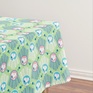 Erdnüsse   Snoopy Mint Green Deko Dreams Pattern Tischdecke