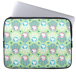 Erdnüsse   Snoopy Mint Grün Deco Dreams Muster Laptopschutzhülle