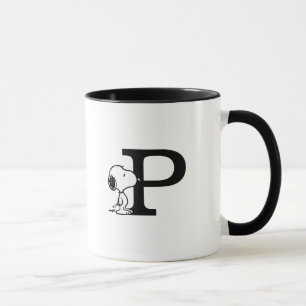 Erdnüsse Snoopy Monogram P Tasse
