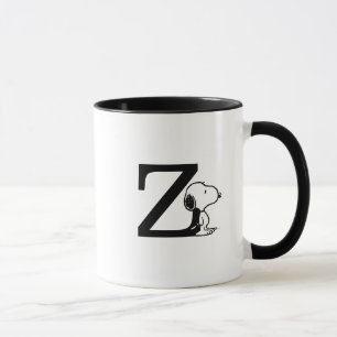 Erdnüsse Snoopy Monogram Z Tasse