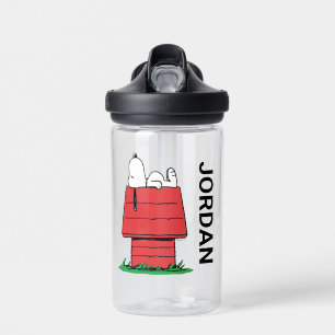 Erdnüsse   Snoopy Napping   Name hinzufügen Trinkflasche