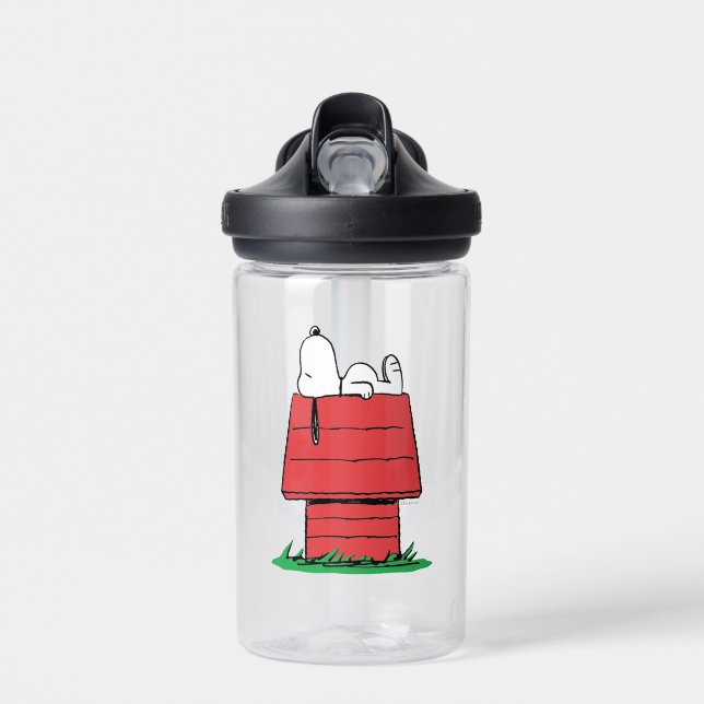 Erdnüsse | Snoopy Napping Trinkflasche (Vorne)