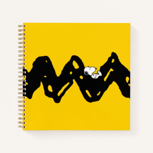 Erdnüsse   Snoopy-Nickerchen Notizbuch