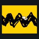Erdnüsse | Snoopy-Nickerchen Poster<br><div class="desc">Karo dieses lustige Design von Peanuts mit Snoopy.</div>