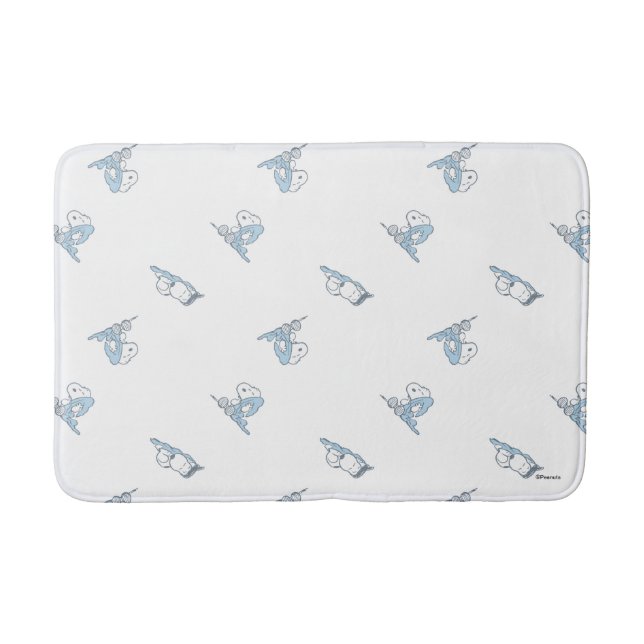 Erdnüsse | Snoopy Nickerchen Time Pattern Badematte (Vorderseite)