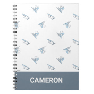 Erdnüsse   Snoopy Nickerchen Time Pattern Notizblock