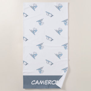 Erdnüsse   Snoopy Nickerchen Time Pattern Strandtuch