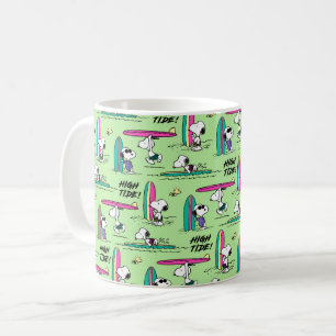 Erdnüsse   Snoopy Ocean High Tide Muster Kaffeetasse