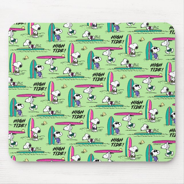 Erdnüsse | Snoopy Ocean High Tide Muster Mousepad (Vorne)
