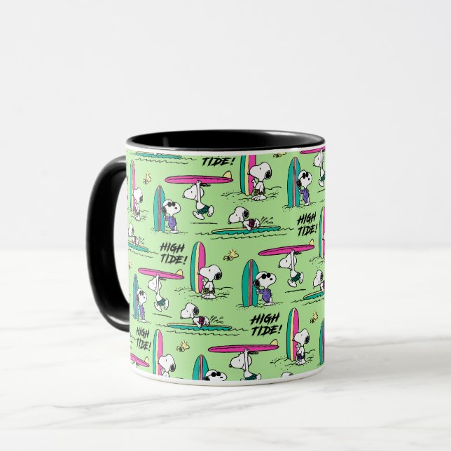 Erdnüsse | Snoopy Ocean High Tide Muster Tasse (Vorderseite Links)