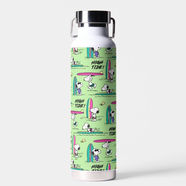 Erdnüsse | Snoopy Ocean High Tide Muster Trinkflasche (Vorne)