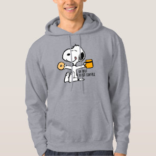 Erdnüsse   Snoopy OK, aber erster Kaffee Hoodie