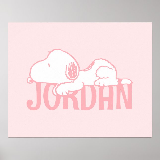 Erdnüsse | Snoopy Pastel Poster (Vorne)