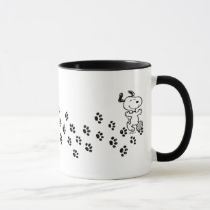Erdnüsse Snoopy Paw Druckweg Tasse