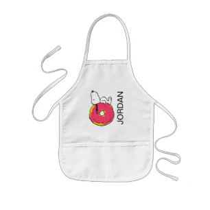 Erdnüsse Snoopy Pink Donut Kinderschürze