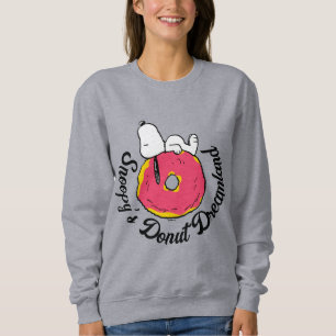 Erdnüsse   Snoopy Pink Donut Sweatshirt