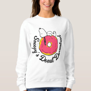 Erdnüsse Snoopy Pink Donut Sweatshirt