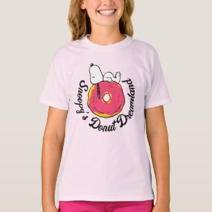 Erdnüsse   Snoopy Pink Donut T-Shirt