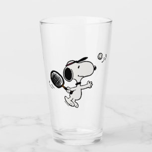 Erdnüsse   Snoopy Plays Tennis Glas