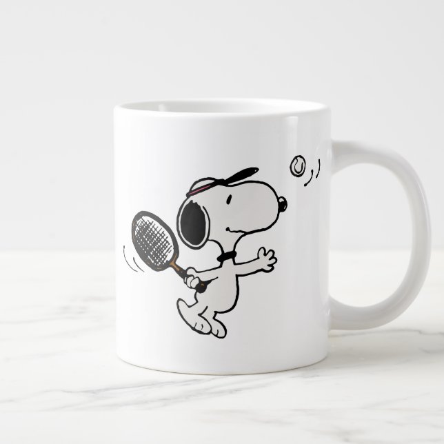 Erdnüsse | Snoopy Plays Tennis Jumbo-Tasse (Rechts)