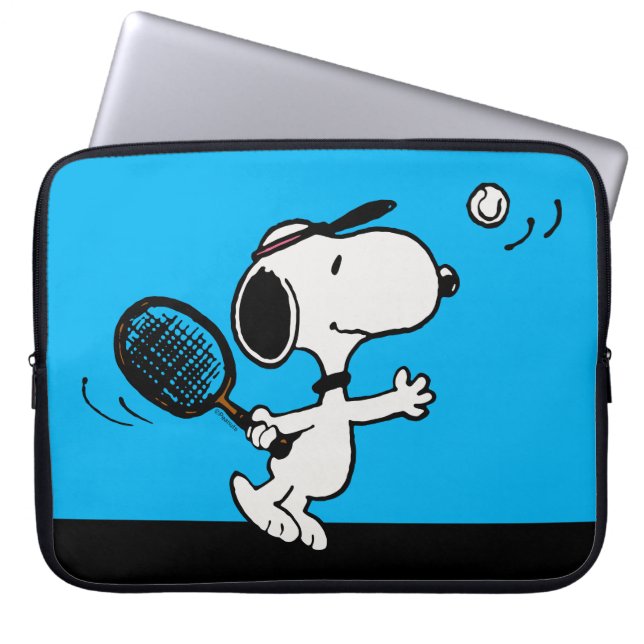 Erdnüsse | Snoopy Plays Tennis Laptopschutzhülle (Vorderseite)
