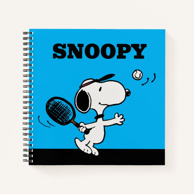 Erdnüsse | Snoopy Plays Tennis Notizbuch (Vorderseite)