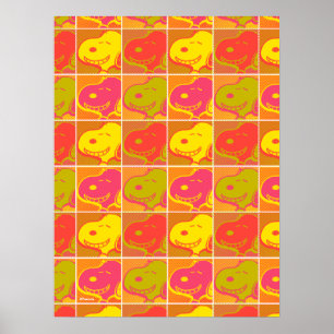 Erdnüsse   Snoopy Pop-Art-Muster Poster
