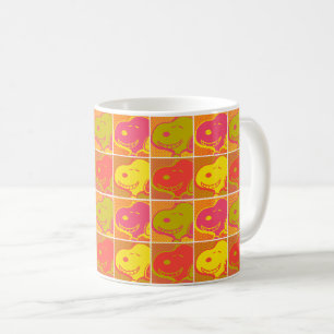 Erdnüsse   Snoopy Pop Art Pattern Kaffeetasse