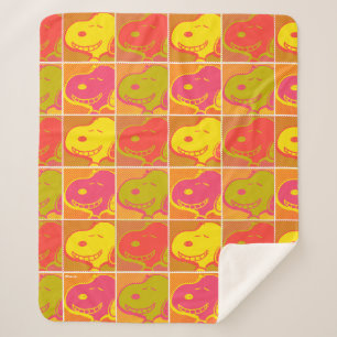 Erdnüsse   Snoopy Pop Art Pattern Sherpadecke