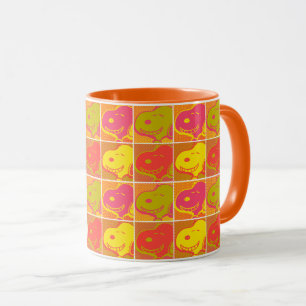Erdnüsse   Snoopy Pop Art Pattern Tasse