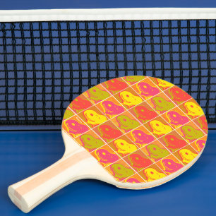 Erdnüsse   Snoopy Pop Art Pattern Tischtennis Schläger