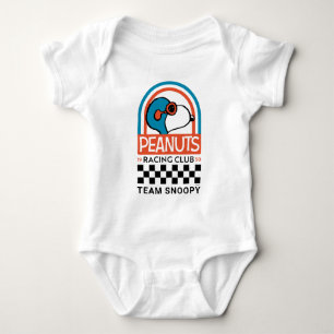 Erdnüsse   Snoopy Racing Club Baby Strampler